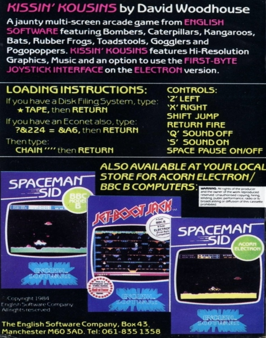 Kissin' Kousins — box-2D-back (EU)