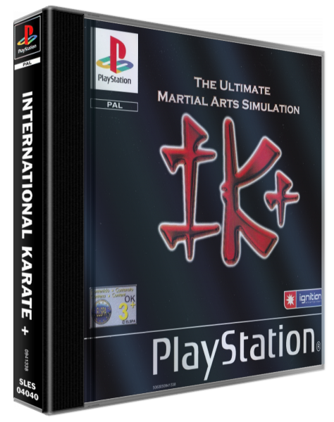 International Karate + — box-3D (EU)