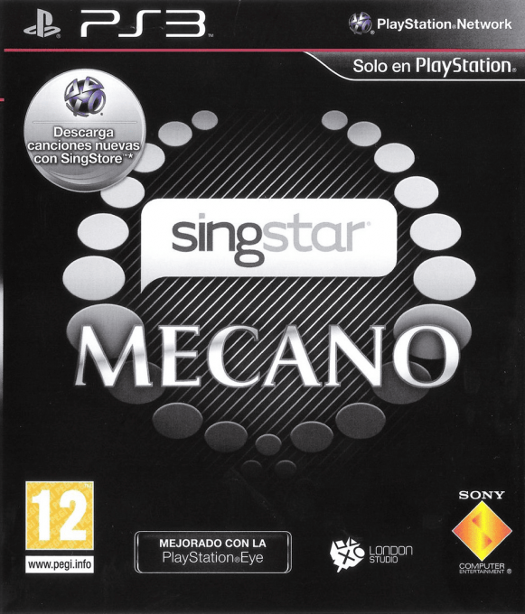 SingStar Mecano box art