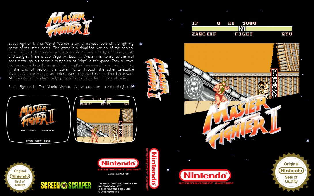 Street Fighter 2 — box-texture (SS)