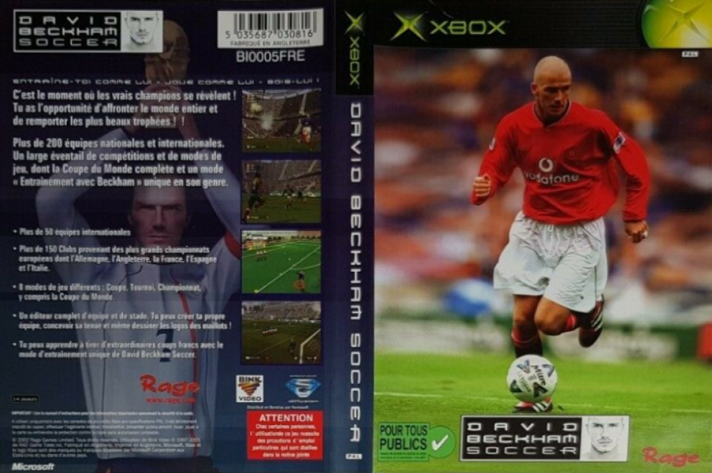 David Beckham Soccer — box-texture (FR)