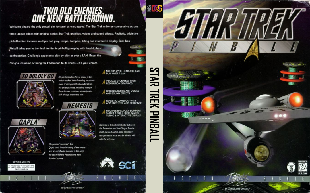 Star Trek Pinball — box-texture (US)
