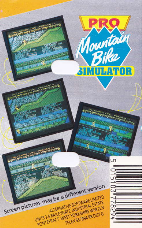 Pro Mountain Bike Simulator — box-2D-back (EU)