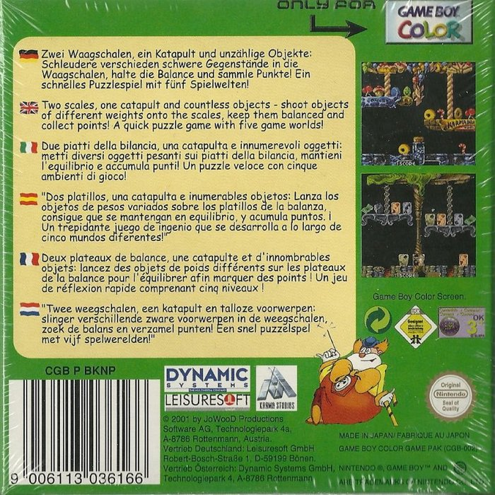 Keep the Balance — box-2D-back (EU)