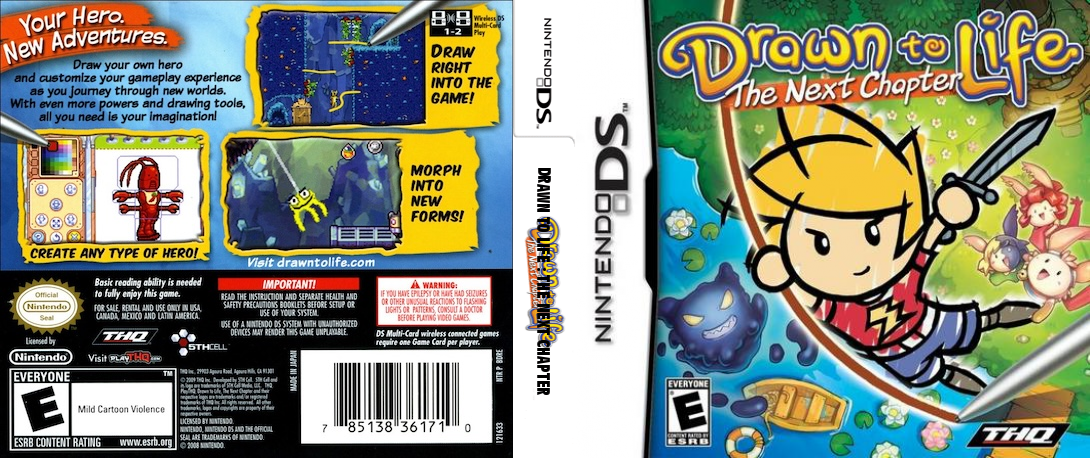 Drawn to Life - The Next Chapter — box-texture (US)