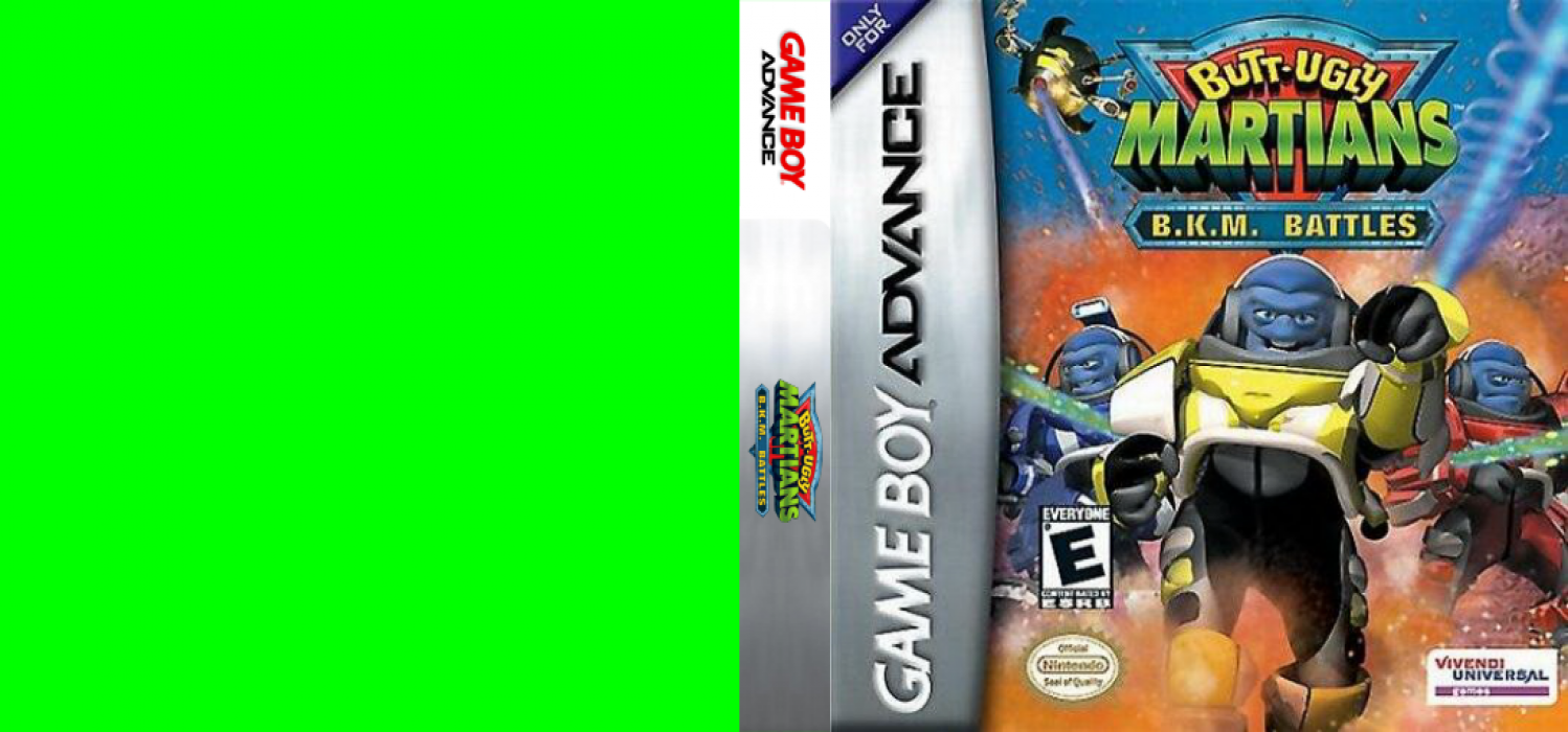 Butt-Ugly Martians - B.K.M. Battles — box-texture (US)