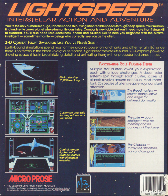 Lightspeed — box-2D-back (US)