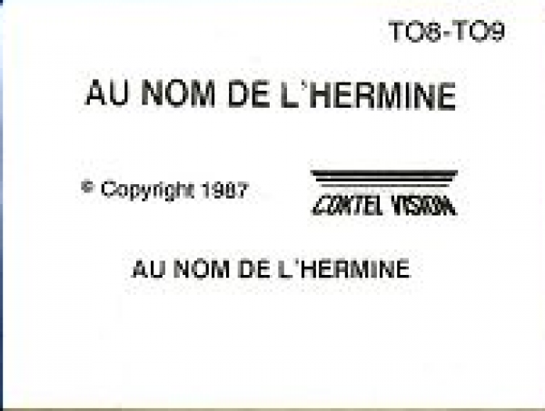 Nom De L'Hermine, Au — support-texture (CUS)