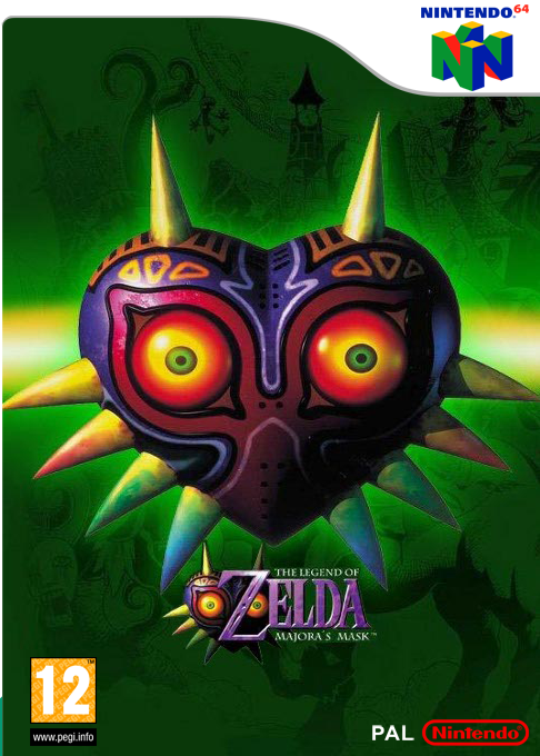 Legend Of Zelda - Majora's Mask, The — box-2D (EU)