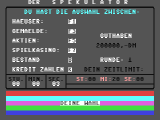 Spekulator, Der — ss (DE)
