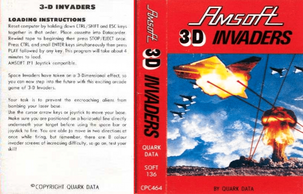 3D Invaders — box-texture (EU)