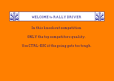 Rally Driver — sstitle (EU)