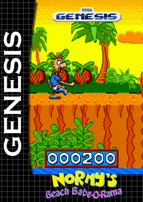 Normy's Beach Babe-O-Rama — box-2D (SS)