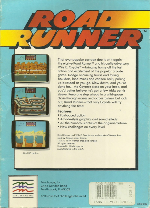 Road Runner — box-2D-back (US)