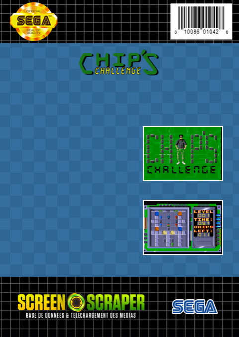 Chip's Challenge — box-2D-back (SS)