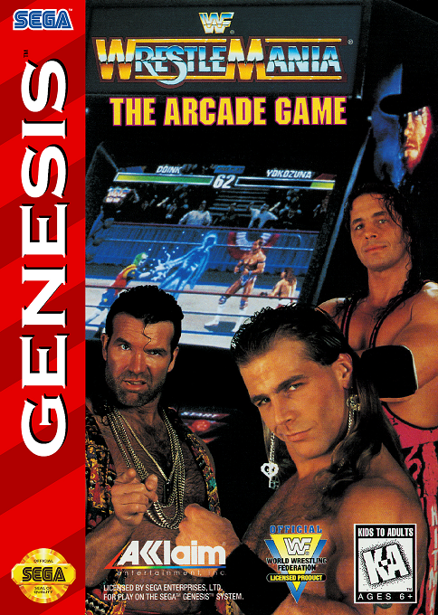 Wwf Wrestlemania - The Arcade Game box art