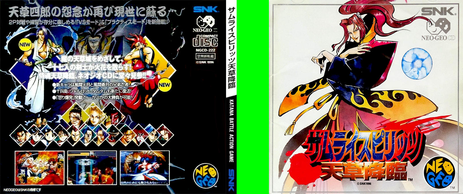 Samurai Shodown 4 - Amakusa's Revenge — box-texture (JP)