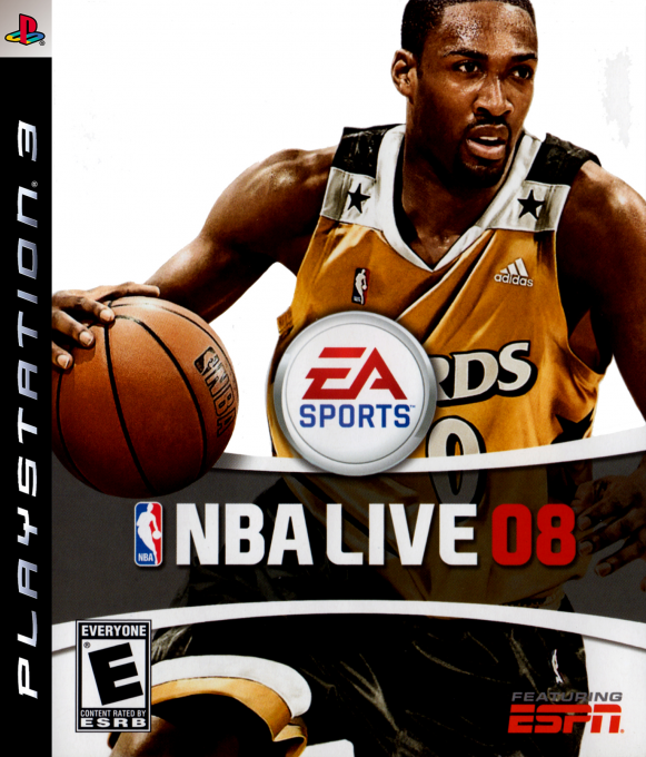 NBA Live 08 box art