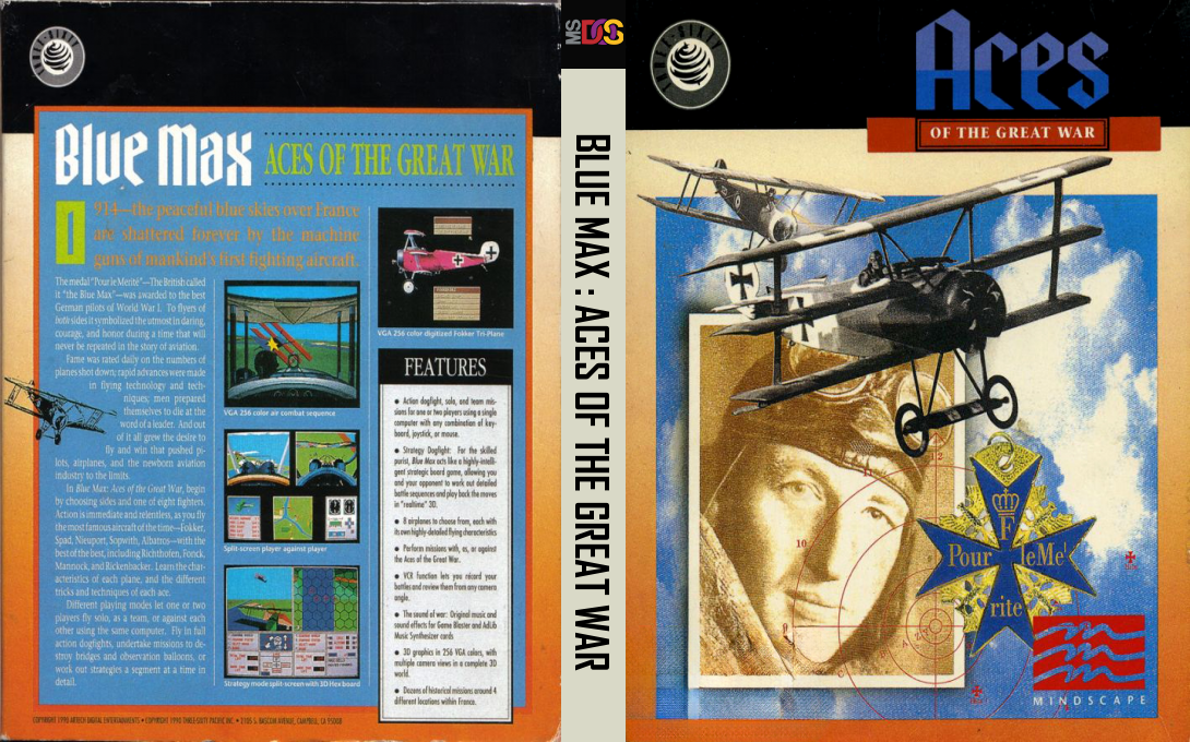 Blue Max - Aces Of The Great War — box-texture (EU)