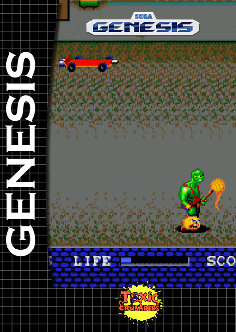 Toxic Crusaders — box-2D (SS)