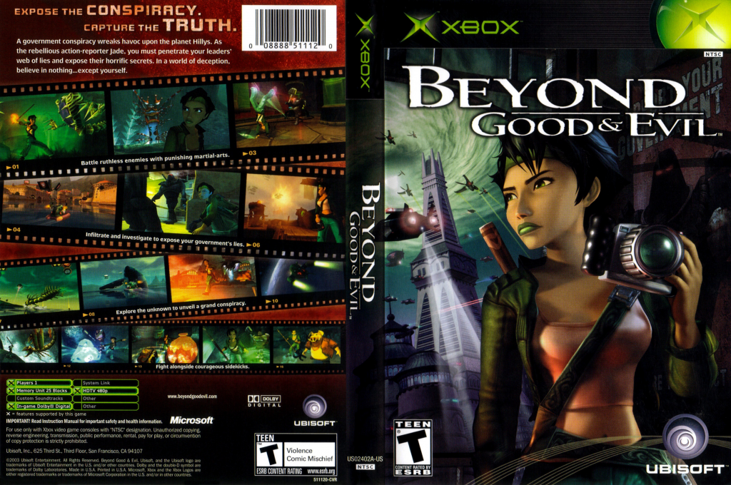 Beyond Good & Evil — box-texture (US)