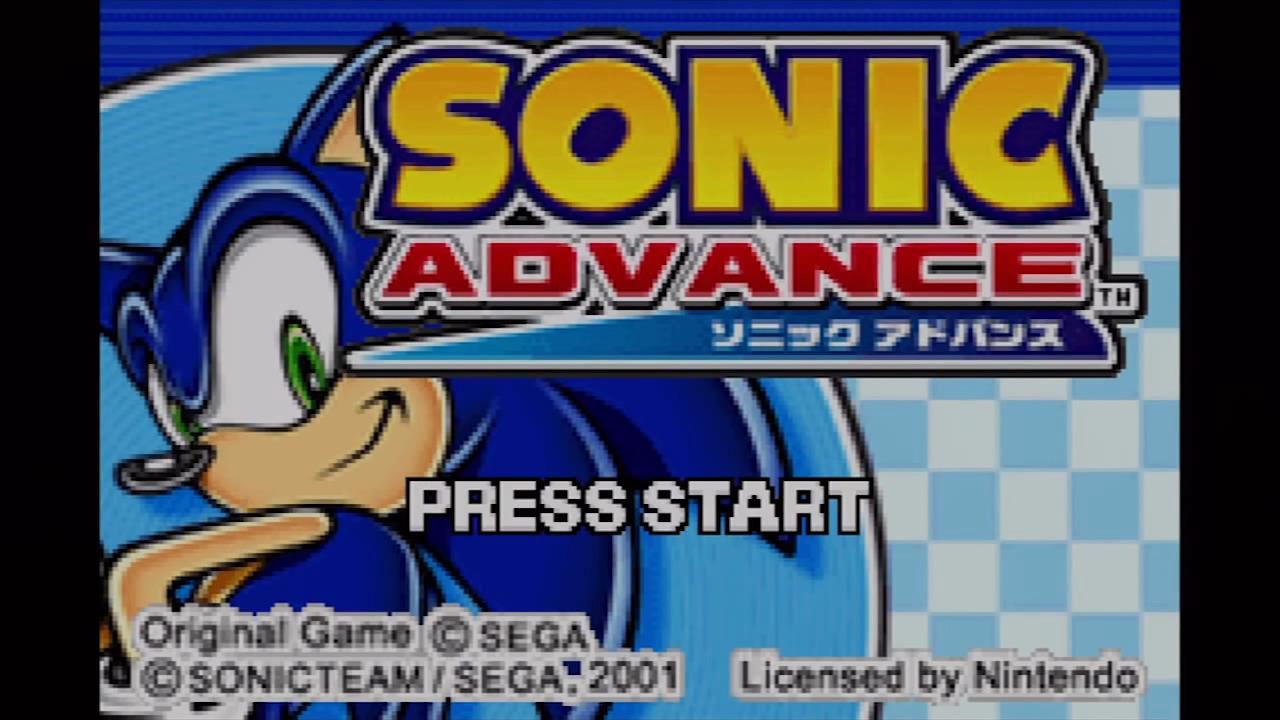 Sonic Advance — sstitle (JP)
