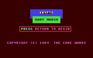 Krypto — sstitle (WOR)
