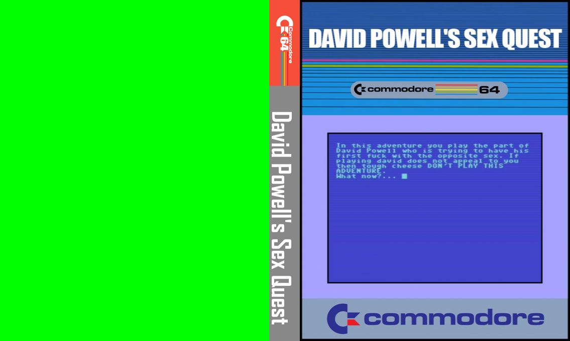 David Powell's Sex Quest — box-texture (CUS)