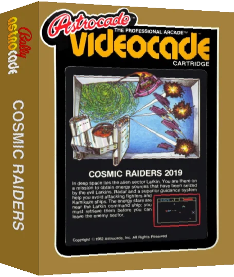 Cosmic Raiders — box-3D (WOR)