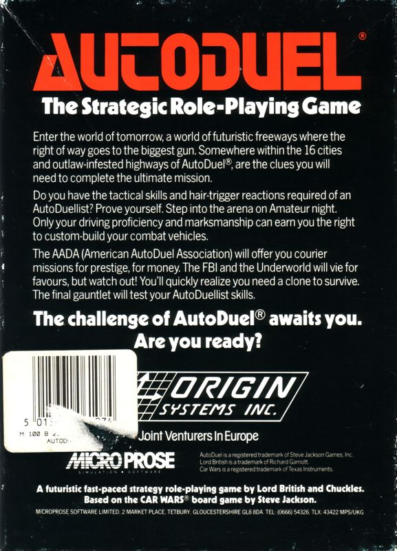 AutoDuel — box-2D-back (EU)
