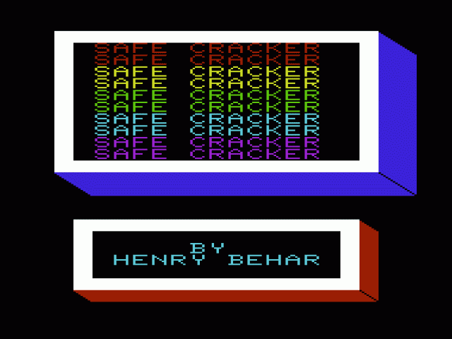 Safe Cracker — sstitle (WOR)