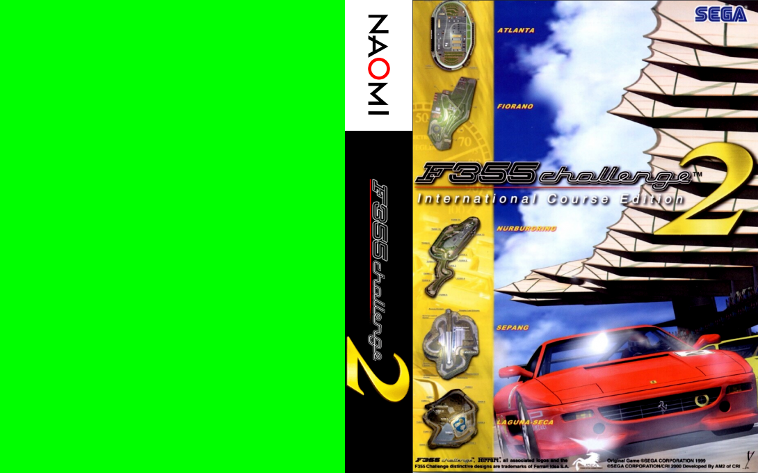 F355 Challenge 2: International Course Edition — box-texture (WOR)