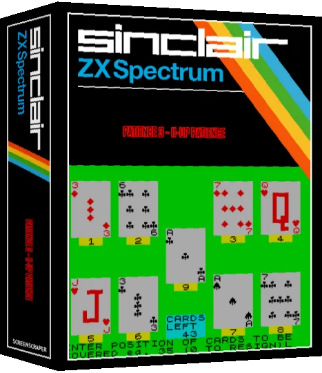 Patience 3 - 11-Up Patience — box-3D (SS)