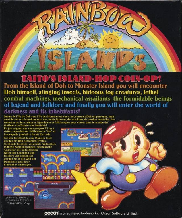 Rainbow Islands — box-2D-back (EU)