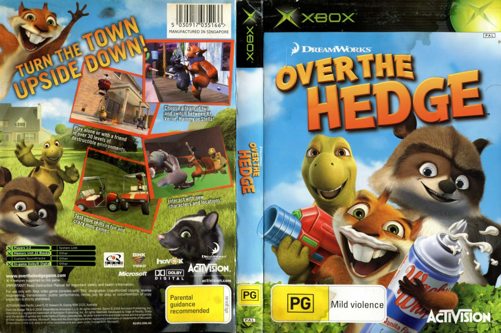 DreamWorks Over the Hedge — box-texture (AU)