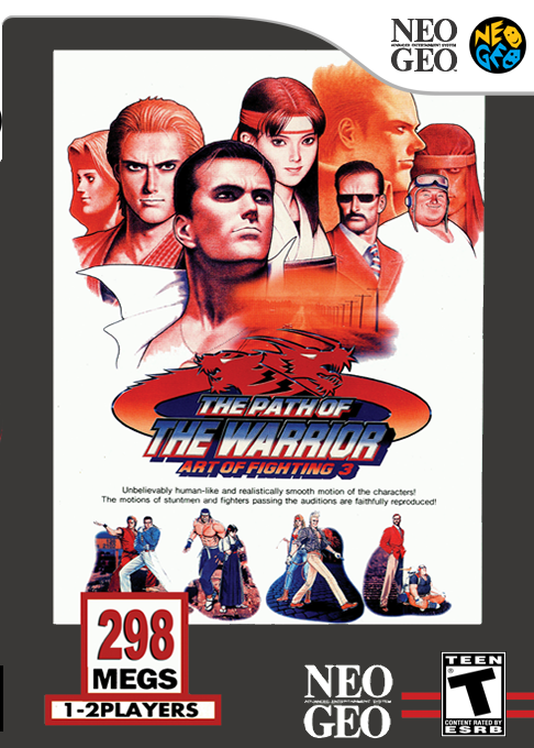 Path Of The Warrior - Art Of Fighting 3, The box art