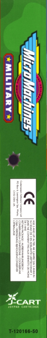 Micro Machines - Military — box-2D-side (DE)