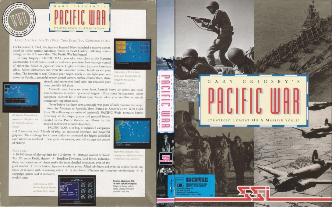 Gary Grigsby's Pacific War — box-texture (US)