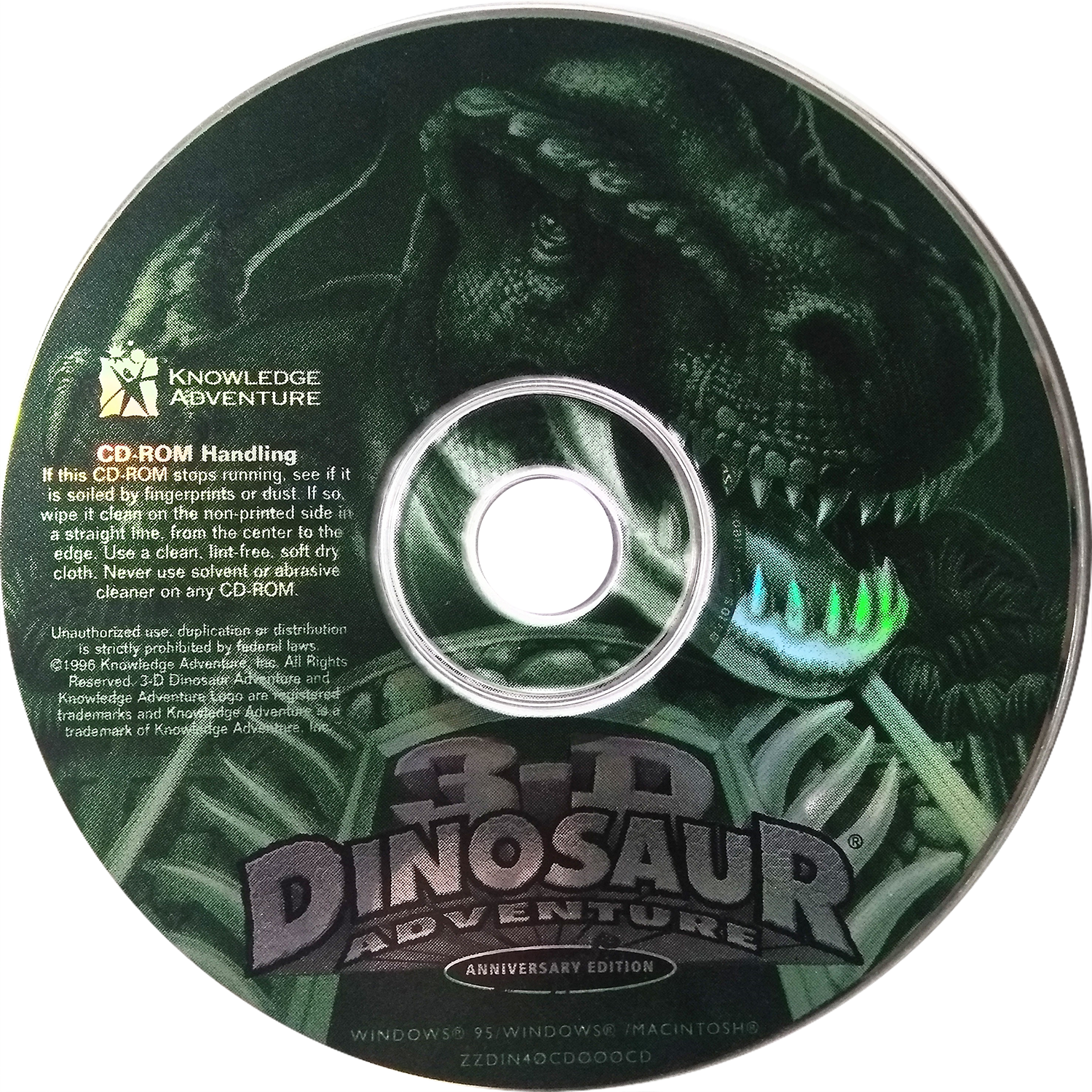 3-D Dinosaur Adventure: Anniversary Edition — support-2D (WOR)