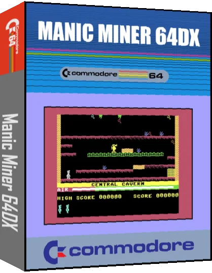 Manic Miner 64DX — box-3D (CUS)