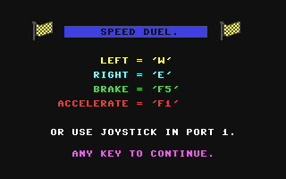 3D Speed Duel — sstitle (WOR)