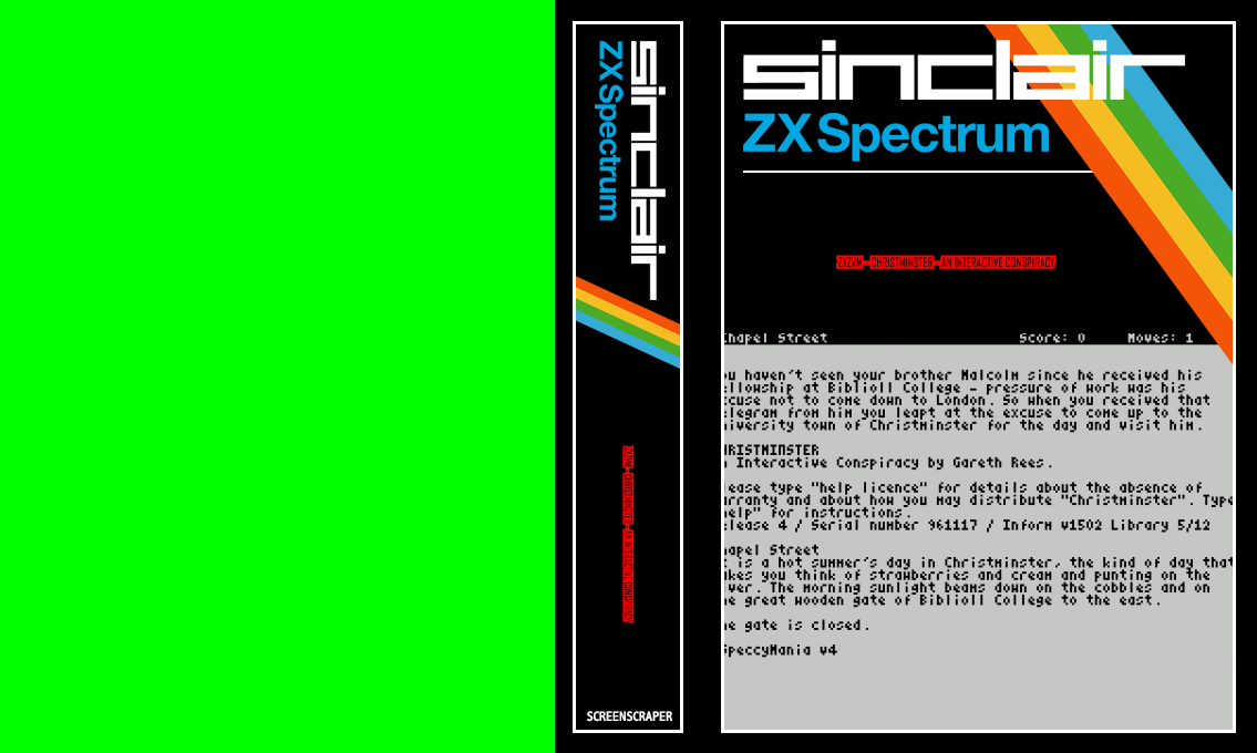 ZxZvm - Christminster - An Interactive Conspiracy — box-texture (SS)