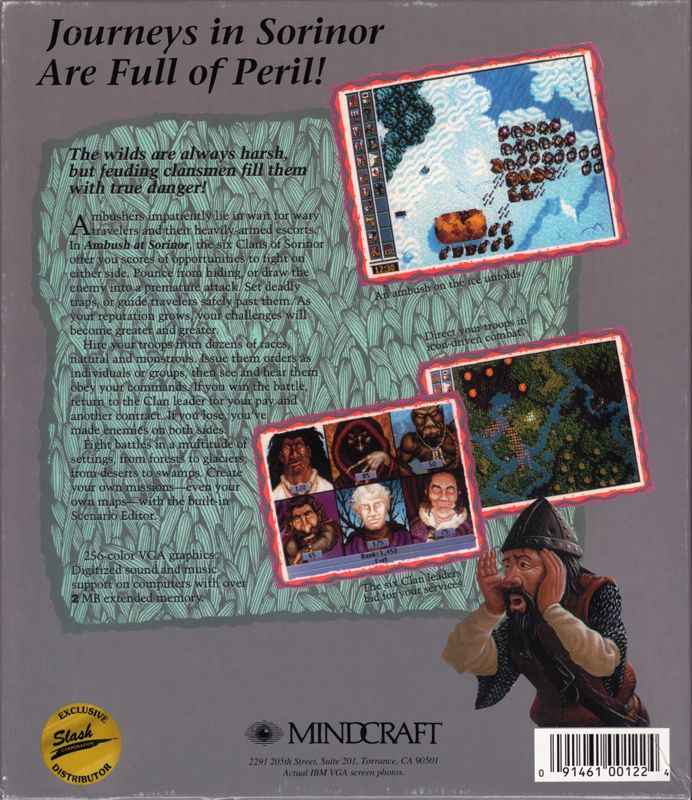 Ambush At Sorinor — box-2D-back (US)