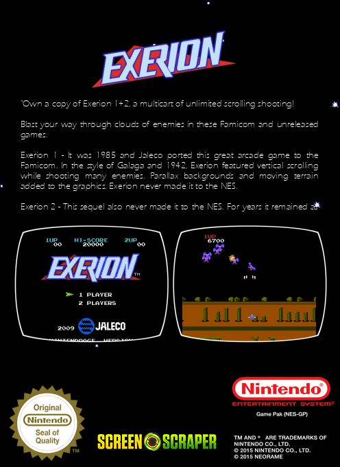 Exerion 2 — box-2D-back (SS)