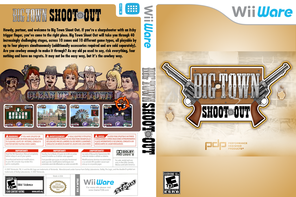 Big Town Shoot Out — box-texture (US)