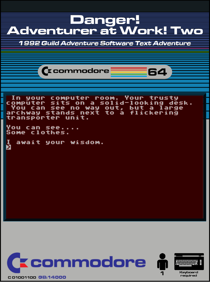 Danger! Adventurer at Work! Two box art