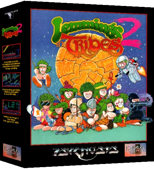 Lemmings 2 - The Tribes — box-3D (EU)
