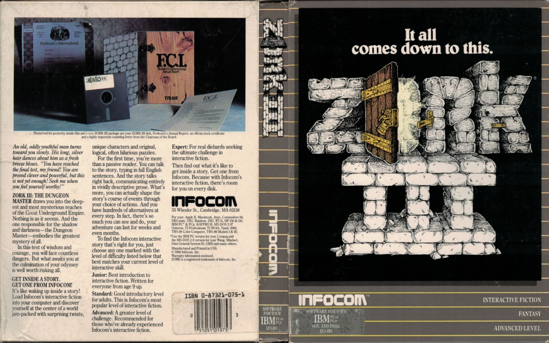 Zork 3 - The Dungeon Master — box-texture (US)