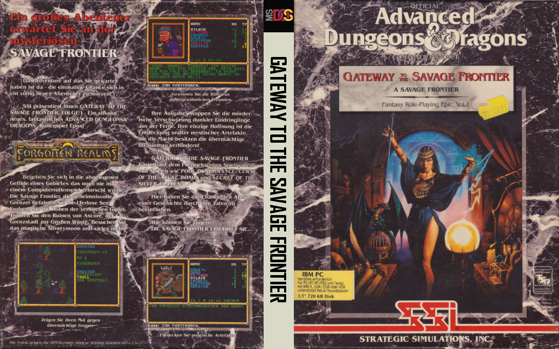 Gateway To The Savage Frontier — box-texture (DE)