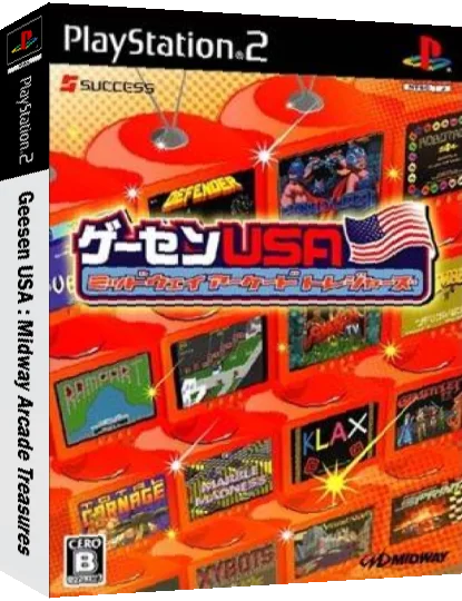 Geesen USA - Midway Arcade Treasures — box-3D (JP)